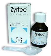 Thuốc Zyrtec Sol 1mg/ml (Siro)