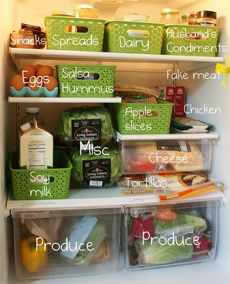 Sắp xếp thực phẩm hợp lý chính là bảo vệ sức khỏe cho cả gia đình bạn.