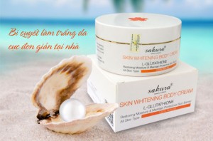 Kem dưỡng trắng da toàn thân Sakura Skin Whitening L-Glutathione Body Cream giá bao nhiêu?