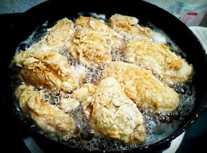 Cách làm món gà rán - Rán gà