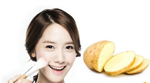 Mặt nạ khoai tây hỗ trợ điều trị nám da 