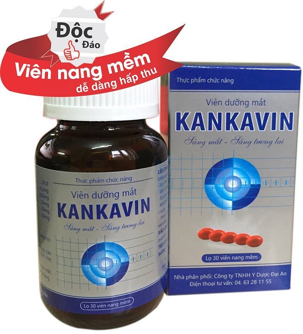 Tác dụng của thuốc bổ mắt KANKAVIN