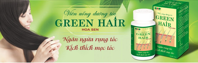 Vài nét về viên uống mọc tóc – thuốc trị rụng tóc Green Hair