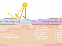 Cách phân biệt giữa kem chống nắng vật lý và kem chống nắng hóa học?