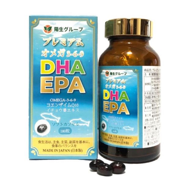 Viên uống bổ sung DHA/EPA Omega 3 6 9 Premium Yo Group 180 viên