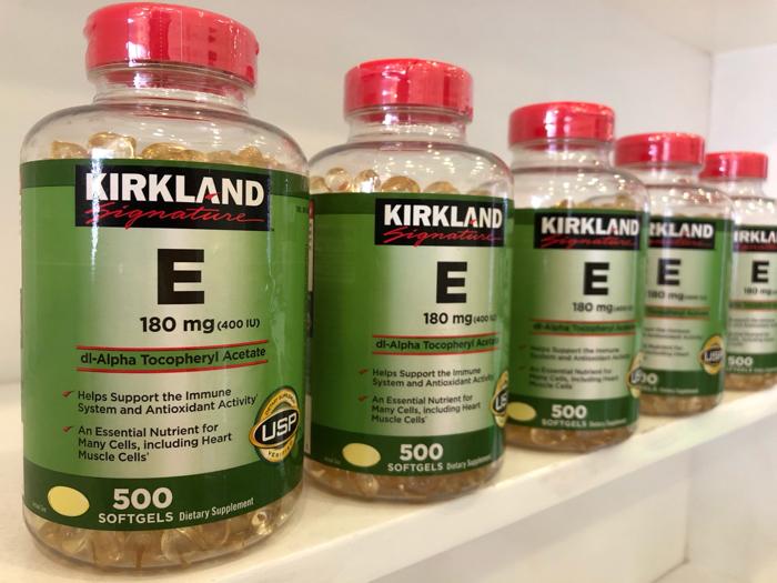 Thông tin về sản phẩm Vitamin E 400 IU 500 Viên Kirkland Của Mỹ 